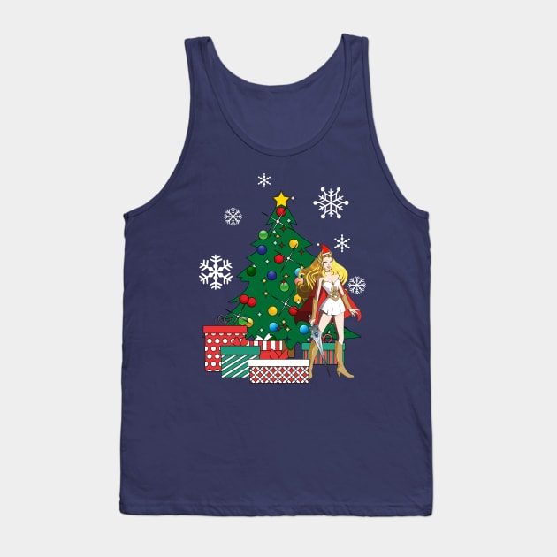 She Ra Around The Christmas Tree Tank Top by Nova5